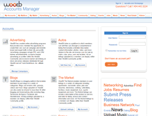 Tablet Screenshot of accountmanager.wooeb.com